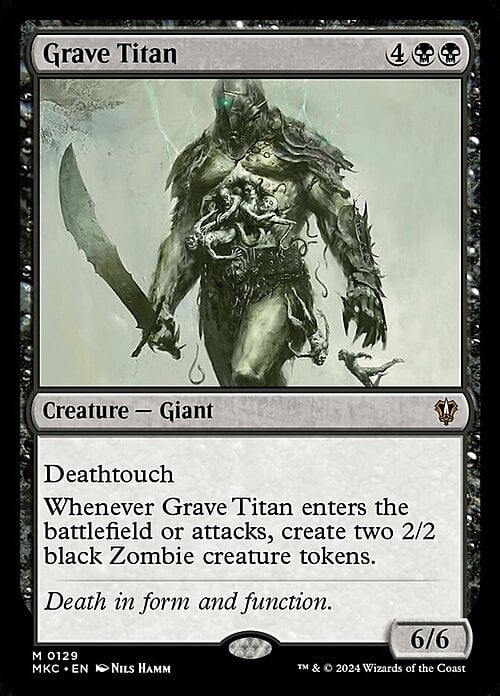 Grave Titan Card Front
