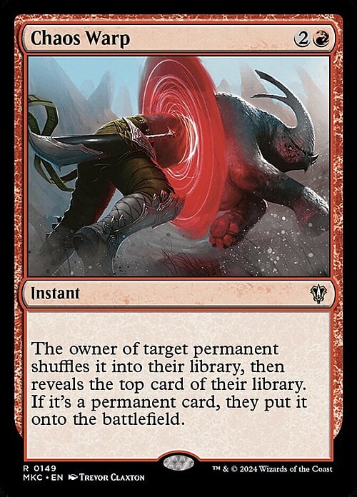 Chaos Warp Card Front