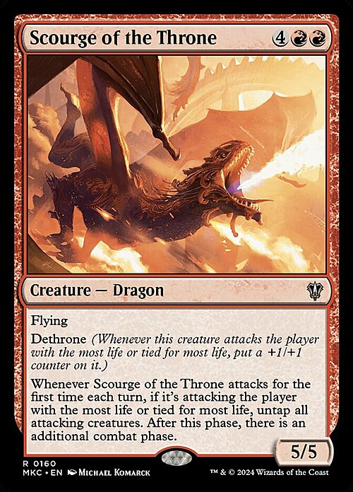 Scourge of the Throne Card Front