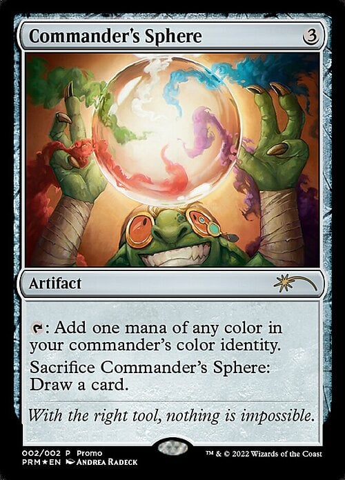 Commander's Sphere Card Front
