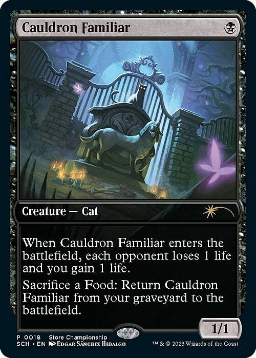 Cauldron Familiar Card Front