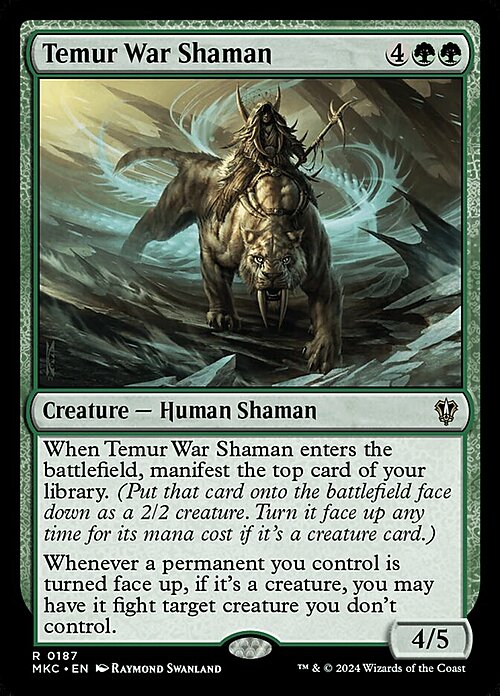 Temur War Shaman Card Front