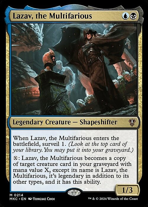 Lazav, the Multifarious Card Front