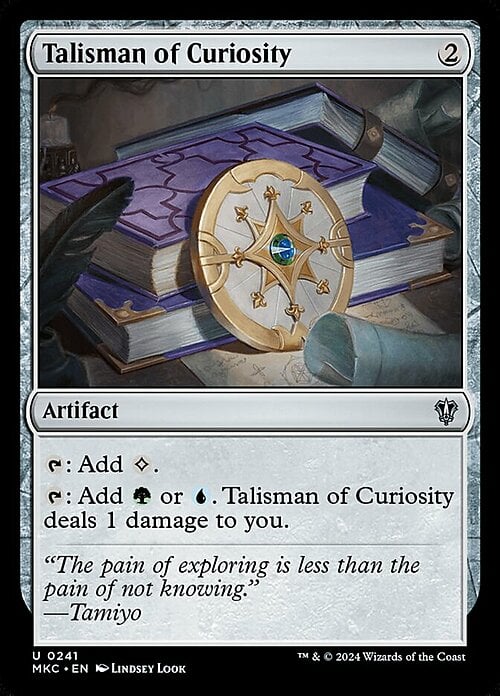 Talisman of Curiosity Card Front