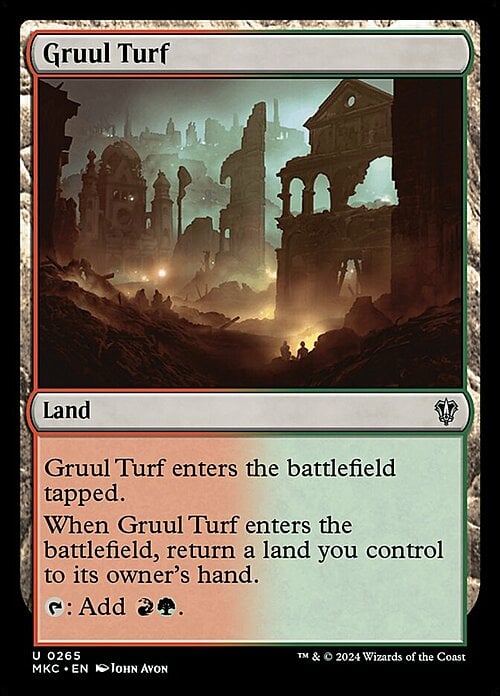 Gruul Turf Card Front