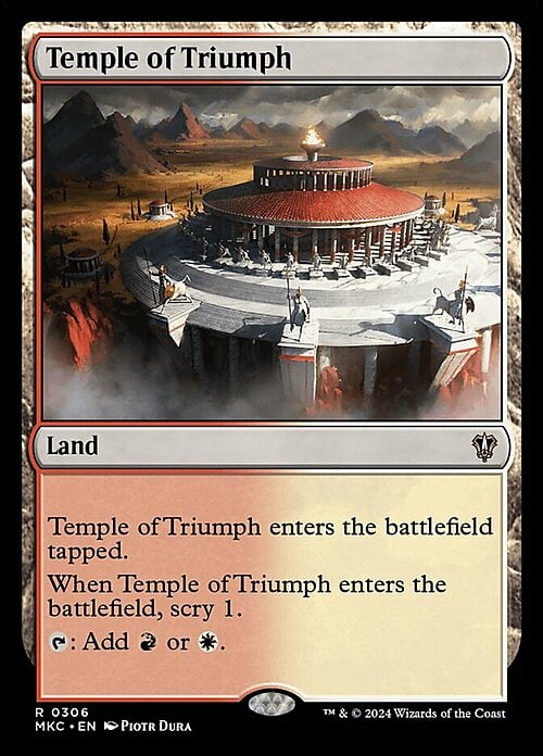Templo del triunfo Frente