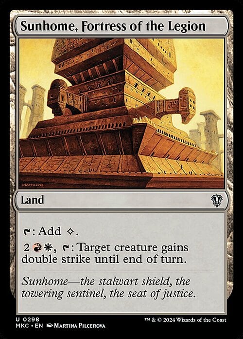 Sunhome, Fortress of the Legion Card Front
