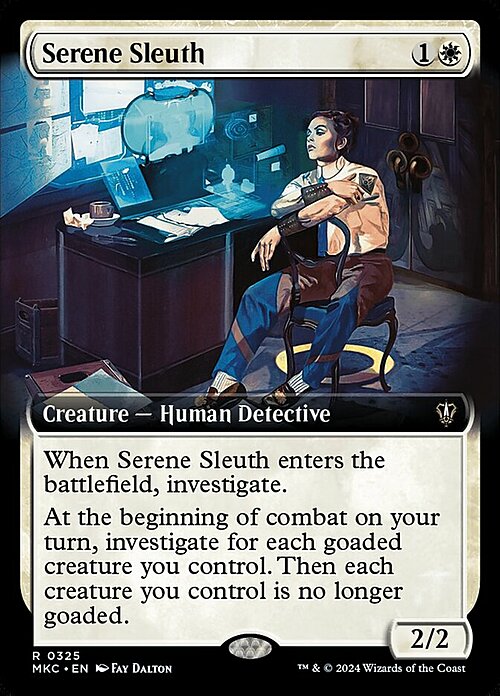 Serene Sleuth Card Front