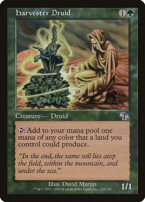 Harvester Druid Card Front