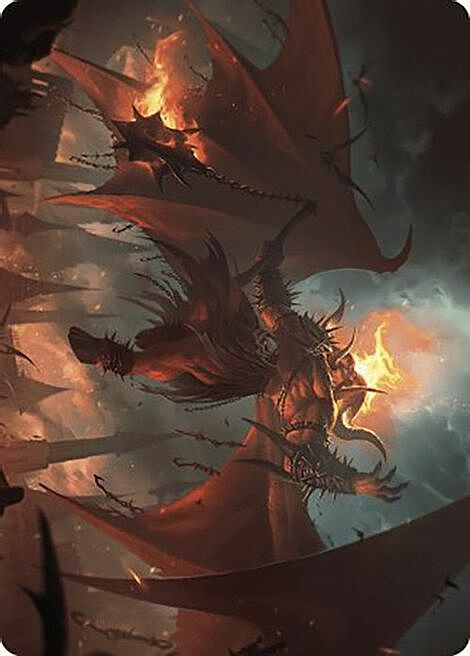 Art Series: Rakdos, Patron of Chaos Card Front