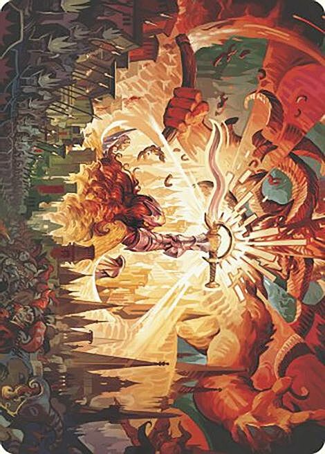 Art Series: Warleader's Call Card Front