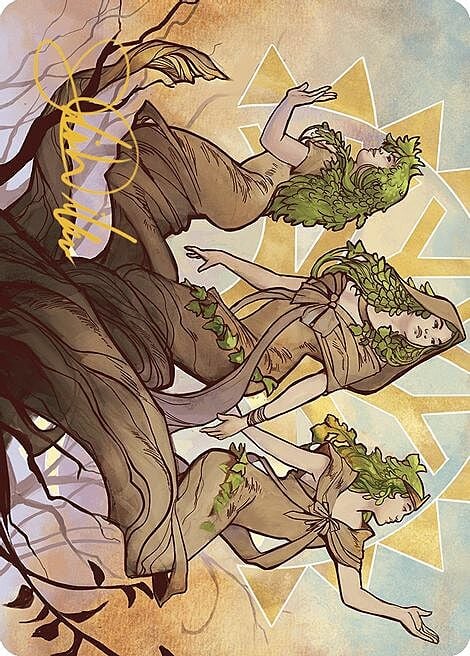 Art Series: Trostani, Three Whispers Card Front