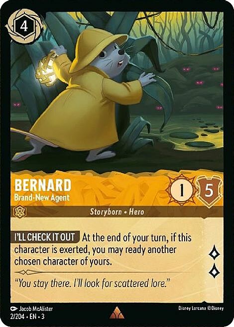 Bernard - Brand-New Agent Card Front