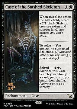 Case of the Stashed Skeleton Card Front