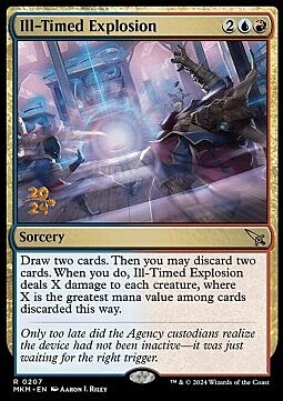Ill-Timed Explosion Card Front