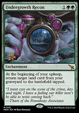 Undergrowth Recon Card Front