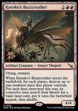 Krenko's Buzzcrusher Card Front