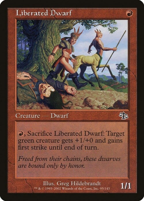 Liberated Dwarf Card Front