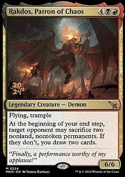 Rakdos, Patron of Chaos Card Front