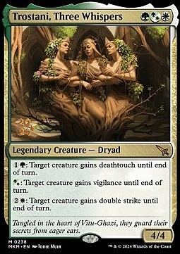 Trostani, Three Whispers Card Front