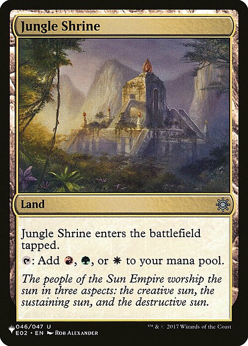 Jungle Shrine Card Front