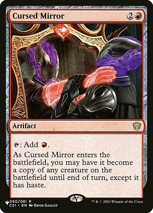 Cursed Mirror Card Front
