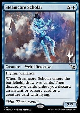 Steamcore Scholar Card Front