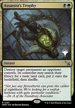 Assassin's Trophy Card Front