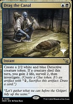 Drag the Canal Card Front