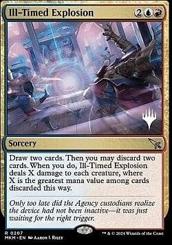 Ill-Timed Explosion Card Front