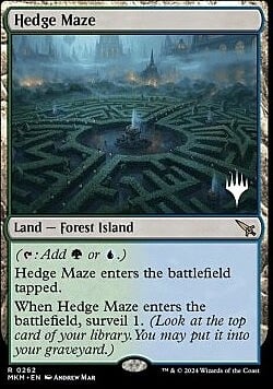 Hedge Maze Card Front