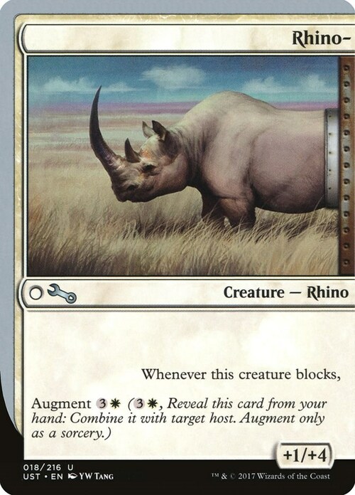 Rhino- Card Front