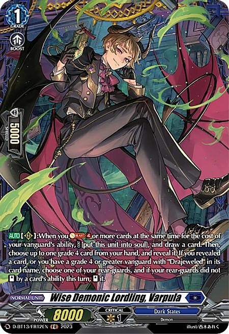 Wise Demonic Lordling, Varpula Card Front
