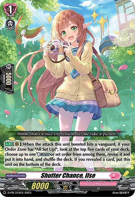 Shutter Chance, Ilse Card Front