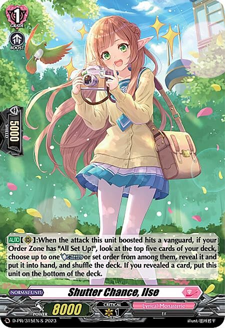 Shutter Chance, Ilse Card Front