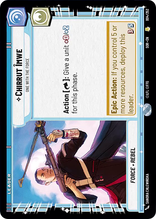 Chirrut Îmwe - One With The Force Card Front