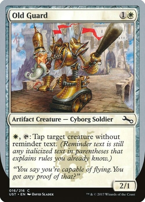Old Guard Card Front