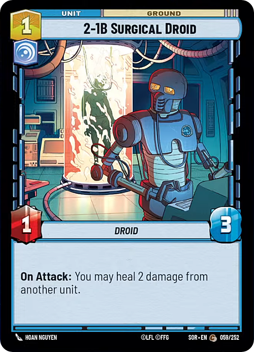 2-1B Surgical Droid Card Front