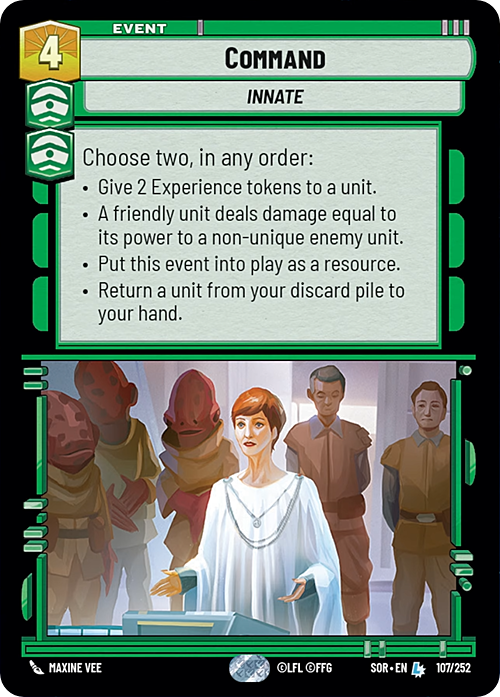 Command Card Front