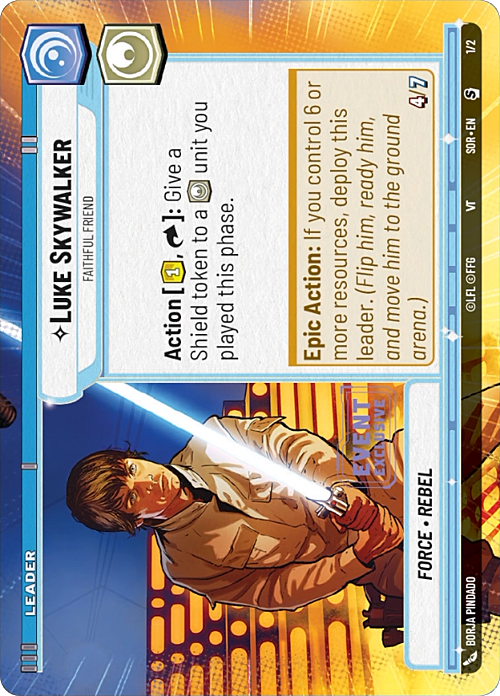 Luke Skywalker - Faithful Friend Card Front