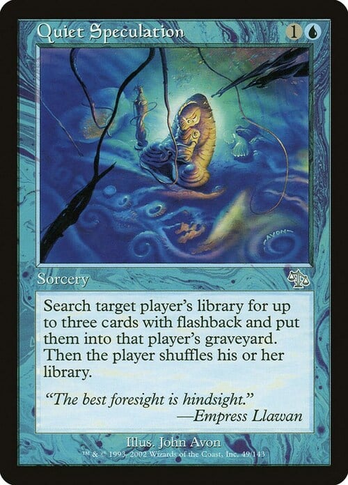 Quiet Speculation Card Front