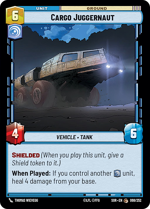 Cargo Juggernaut Card Front