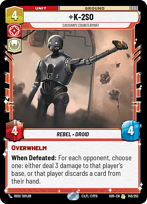K-2SO - Cassian's Counterpart Card Front
