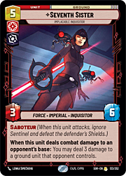 Seventh Sister - Implacable Inquisitor