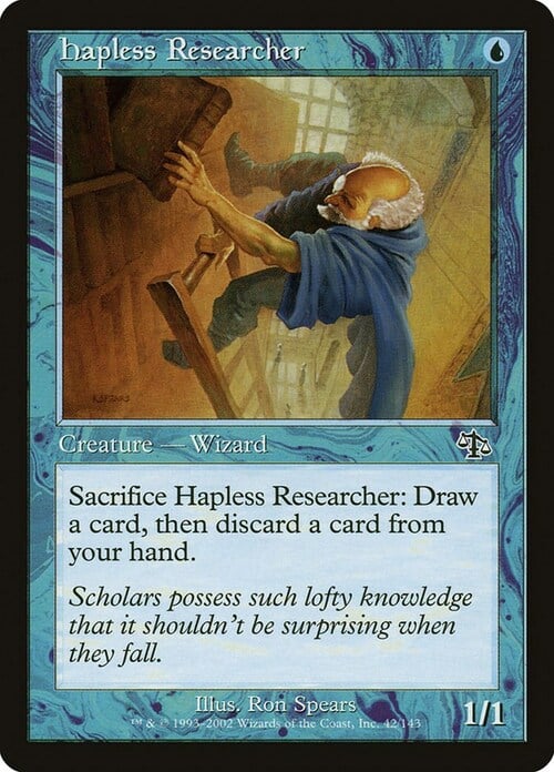 Hapless Researcher Card Front