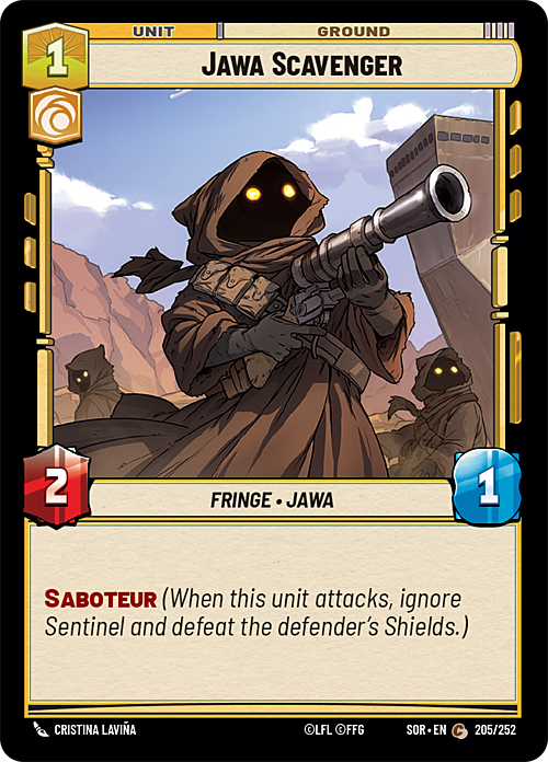 Jawa Scavenger Card Front