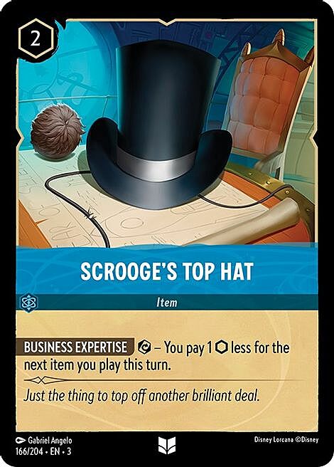 Scrooge's Top Hat Card Front