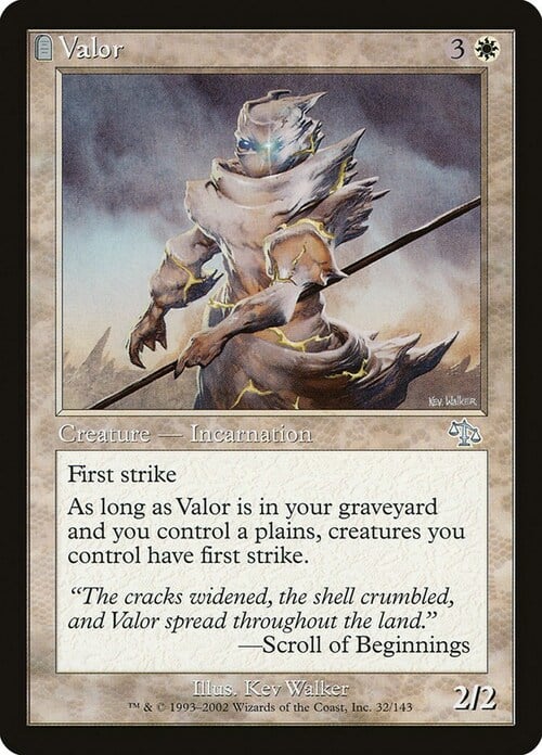 Valor Card Front