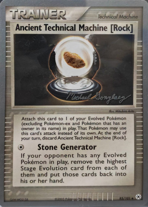 Ancient Technical Machine (Rock) Card Front