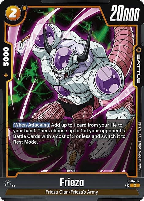 Frieza Card Front
